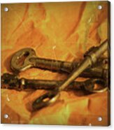 Vintage Skeleton Keys Acrylic Print
