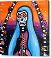 Virgen Guadalupe Muertos Acrylic Print