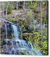 Waerfall In The Woods Acrylic Print