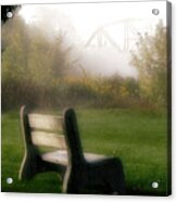 Waiting For Fog To Lift Acrylic Print