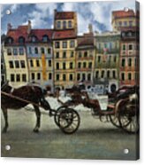 Old Town In Warsaw # 30 Acrylic Print