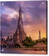 Wat Arun In Bangkok, Thailand Acrylic Print