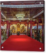 Wat Pa Dara Phirom Phra Chulamani Si Borommathat Interior Dthcm1607 Acrylic Print