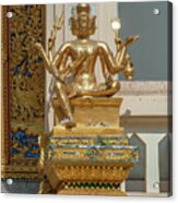 Wat Phrom Chariyawat Phra Ubosot Brahma Image Dthns0121 Acrylic Print