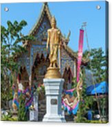 Wat Piyaram Phra Wihan Standing Buddha Dthcm1226 Acrylic Print