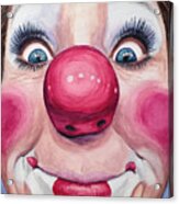 Watercolor Clown #23 Kerry Ringness Acrylic Print