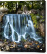 Waterfall In Sonsbeek Park Acrylic Print