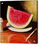 Watermelon Time Acrylic Print