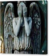 Weeping Angel World Acrylic Print