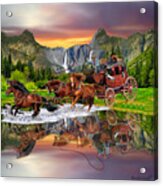 Wells Fargo Stagecoach Acrylic Print