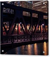 Wells Street Bridge Ii Acrylic Print