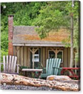 West Beach Cabin Acrylic Print