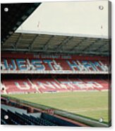 West Ham - Upton Park - North Stand 2 - May 1996 Acrylic Print