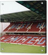 West Ham - Upton Park - South Stand 2 - August 1994 Acrylic Print