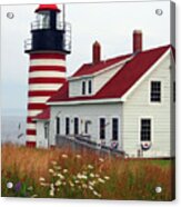 West Quoddy Head Light Acrylic Print