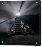 West Quoddy Head Lighthouse History And Facts Acrylic Print