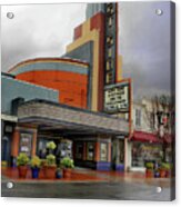 West Side Movie Theater, Newman California Acrylic Print