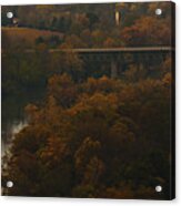 White River Foliage Acrylic Print