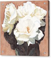 White Roses Acrylic Print