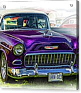 Wicked 1955 Chevy - Vignette Paint Acrylic Print
