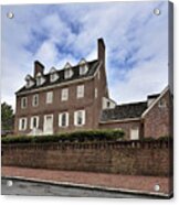 William Paca House In Annapolis Maryland Acrylic Print
