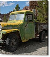 Willys Jeep Truck Acrylic Print