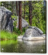 Winchester Lake Rocks Acrylic Print