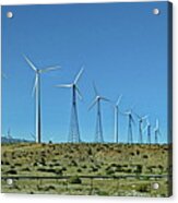 Wind Farm In South California Acrylic Print