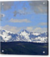 Dm9504-wind River Range Panorama Acrylic Print