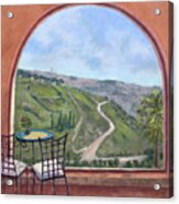 Window To Jerusalem Acrylic Print