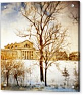 Winter At The Art Museum Acrylic Print