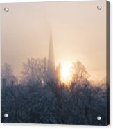 Winter Fog Burford Acrylic Print