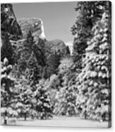 Winter In Yosemite Valley Acrylic Print