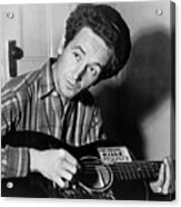 Woody Guthrie (1912-1967) Acrylic Print
