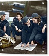 Wwii Female Pilots Acrylic Print