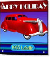 Wyandotte Lasalle Happy Holidays Acrylic Print