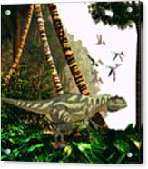 Yangchuanosaurus In Jungle Acrylic Print