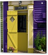 Yellow Door Acrylic Print