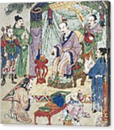 Yellow Emperors Canon Of Medicine Acrylic Print
