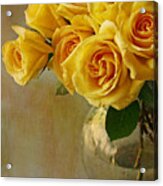 Yellow Rose Of... Acrylic Print