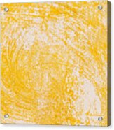 Yellow Textured Wall Background Acrylic Print