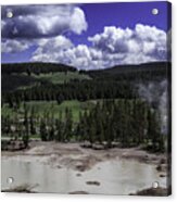 Yellowstone Tar Pits Acrylic Print