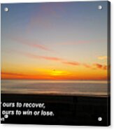 Yesterday Is Not Ours... Acrylic Print