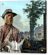 Yorkshire Terrier Art - A Hunting Party At The Hofvijver Acrylic Print