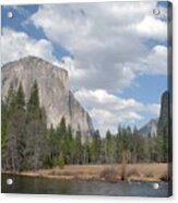 Yosemite From Valley View Acrylic Print