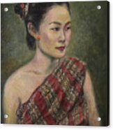 Young Lao Maiden Acrylic Print