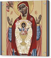 The Black Madonna Your Lap Has Become The Holy Table 060 Acrylic Print