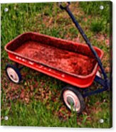 Your Little Red Wagon Acrylic Print