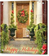 Yuletide Steps To A Happy Holiday Acrylic Print