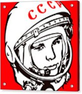 Yuri Gagarin Cccp Acrylic Print